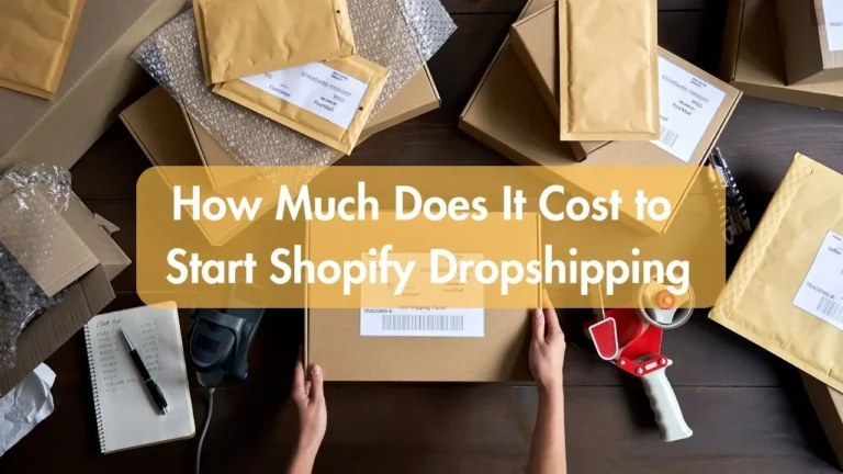 How Much Does It Cost to Start Shopify Dropshipping