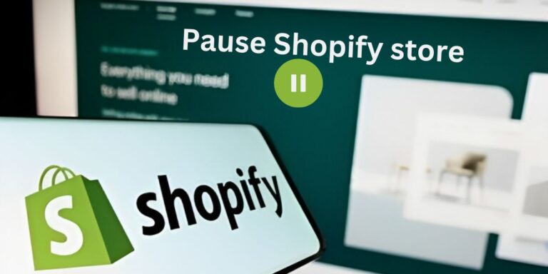 How to pause shopify store