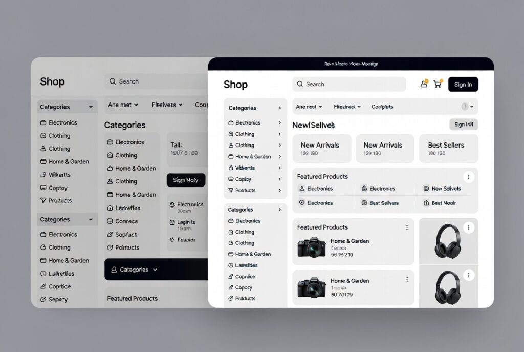 Antes y después de la navegación