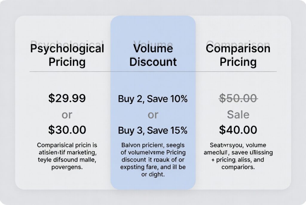 Infografía de estrategia de precios