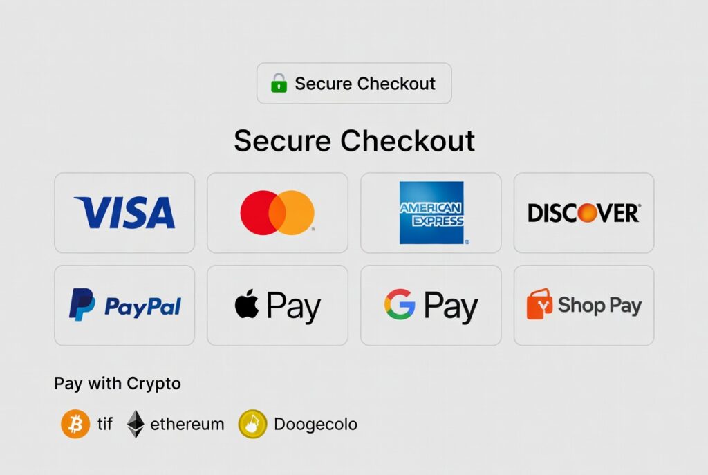Interfaz de la página de pago que muestra múltiples opciones de pago