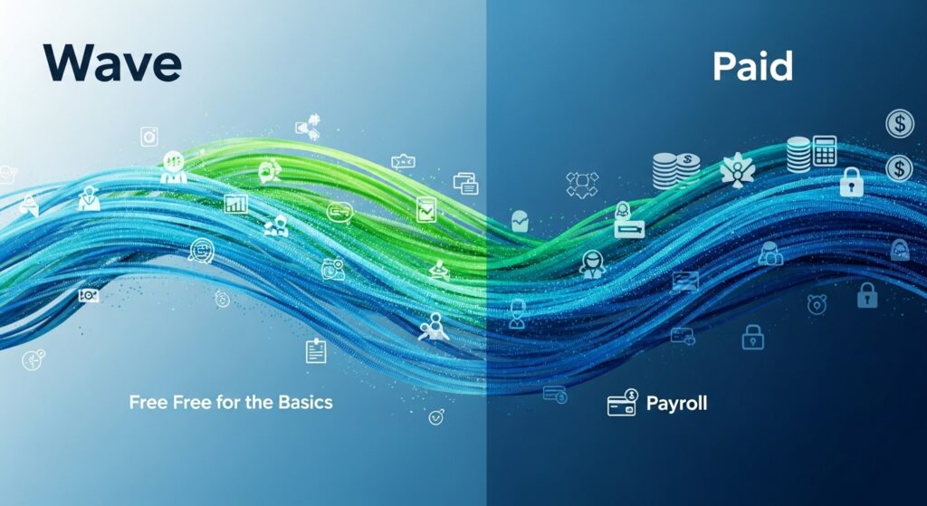 Wave — free for the basics, paid for payroll and payments