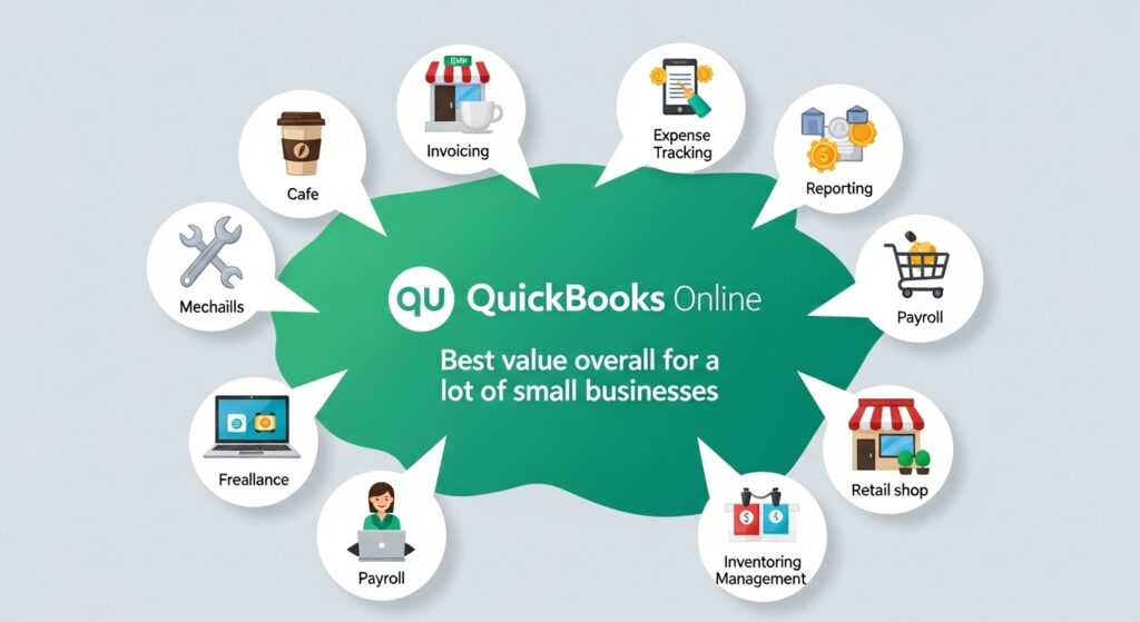 QuickBooks Online — best value overall for a lot of small businesses