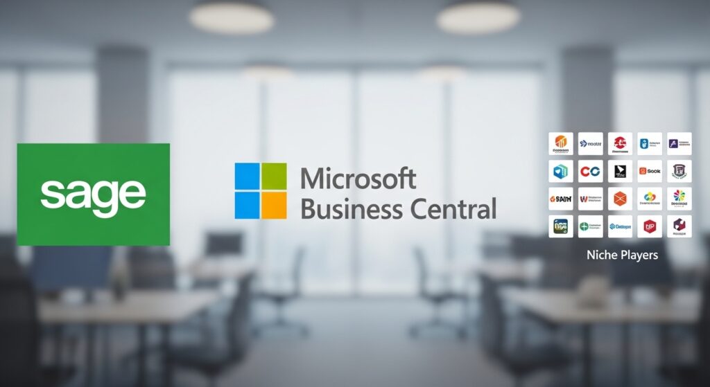 Sage, Microsoft Business Central, and niche players
