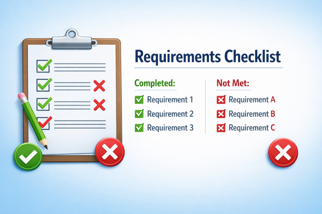 Conditions d'éligibilité