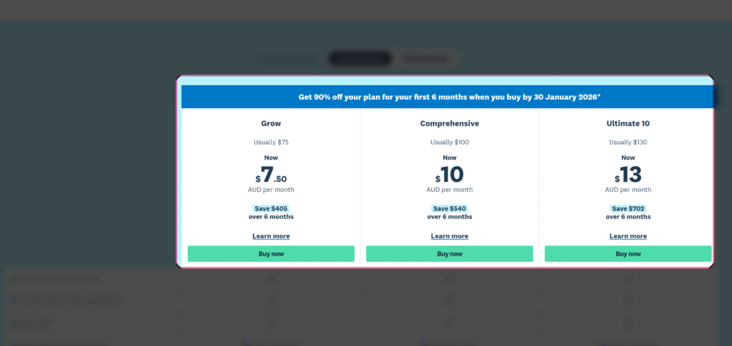 XERO PRICING Precios de Xero