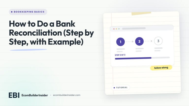 Three Numbered Steps In A Browser Window, For How To Do A Bank Reconciliation