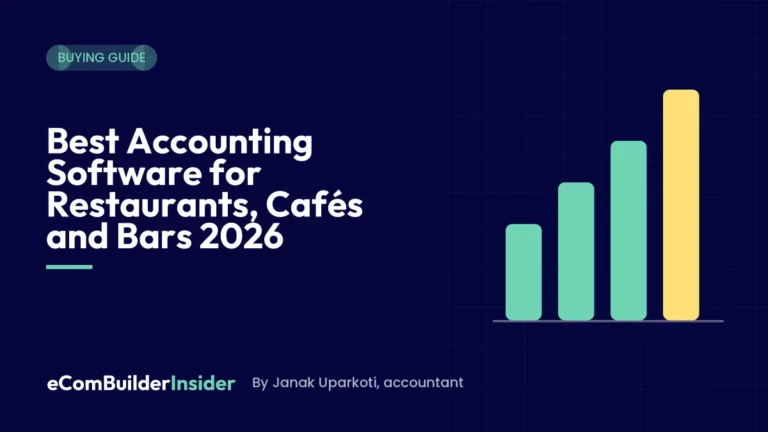 Best Accounting Software For Restaurants, Cafés And Bars 2026: Buying Guide By Ecombuilderinsider
