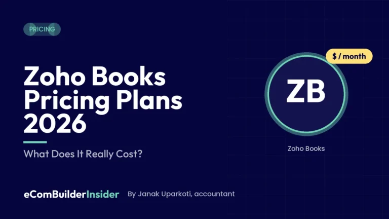 Zoho Books Pricing Plans 2026: Pricing Guide By Ecombuilderinsider